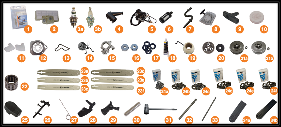 STIHL MS310 | STIHL GARDENING TOOLS STIHL MS310 - STIHL GARDENING TOOLS - CHAINSAW PARTS